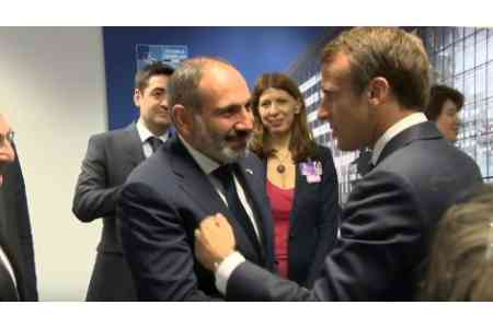 Nikol Pashinyan and Emmanuel Macron discussed issues of further  development of Armenian-French relations
